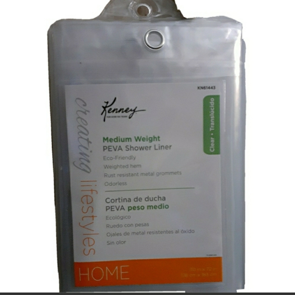 Kenney Medium Weight Shower Curtain Liner